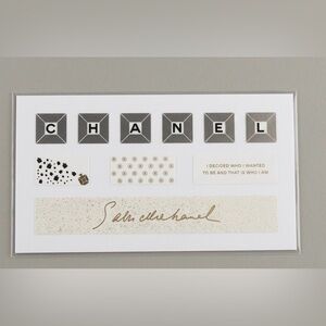 Chanel keyboard sticker sheet